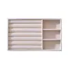 [Fabricante Original] Caja de Almacenamiento de Joyas de Terciopelo de Gran Capacidad con Bandeja Divisoria de Cajón Caja de Joyas