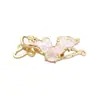 Hebilla de collar de perlas gota aceite cristal mariposa hebilla elástica hebilla de cierre manual hebilla de conexión cadena de suéter accesorios diy