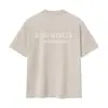 Essentials Nueva Marca de Moda Estadounidense Camiseta Casual Holgada de Manga Corta de Verano Ropa Versátil para Hombre de la Calle