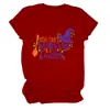 No puedes asustarme Amazon eBay sitio independiente camiseta casual y elegante para mujer de cuello redondo y manga corta