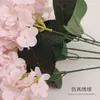 Nuevo ramo decorativo de hortensias artificiales para bodas, flores falsas, accesorios de estudio fotográfico de bodas con hortensias artificiales al por mayor