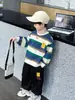 Conjunto de Moletom Infantil 2357, Estilo Primavera/Outono, Nova Coleção 2026, Roupas de Bebê da Moda, Blusa Infantil, Conjunto de Duas Peças para Meninos