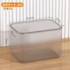 Caixa de Armazenamento Transparente Doméstica de Mesa Grande Capacidade Caixa de Armazenamento de Roupas Armazenamento de Brinquedos Plástico Grande Espessada Caixa de Armazenamento