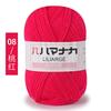 4 hebras algodón leche micro gancho lana bola tejido a mano ramo material diy bolsa tejido crochet hacer muñeca algodón pantuflas