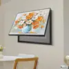 Caja de Medidor Eléctrico Yinghao Pintura Decorativa Cubierta de Caja de Distribución de Bajo Voltaje Pintura de Cubierta Atmósfera Fresca Floral Pastoral Sin Taladro
