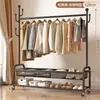 Cabide portátil e multifuncional para uso doméstico, varal simples para secar roupas em ambientes internos, cabide de chão para roupas e chapéus para quarto