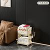 Carrito de Almacenamiento Multifuncional para el Hogar Estante de Almacenamiento Carro Sala de Estar Almacenamiento de Snacks Juguetes Dormitorio Gabinete de Almacenamiento Móvil