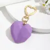 Llavero de Corazón de Resina Transfronterizo Colgante Creativo de Moda con Forma de Corazón Decoración para Pareja Accesorio para Coche Mochila