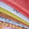Toalla Pequeña Estampada de Terciopelo Coral, Paño de Limpieza Engrosado, Toalla de Limpieza de Cocina, Toalla Cuadrada Multifuncional de Secado Rápido al por Mayor, Toalla de Mano