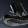 Botas de chuva masculinas de cano médio, sapatos aquáticos estilosos de corte baixo, antiderrapantes, impermeáveis, de cano curto, leves, borracha espessa, resistentes ao desgaste