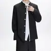 Conjunto completo uniforme DK traje Zhongshan para hombre Uniforme de Escuela Secundaria Sangre Caliente Cuello postizo japonés Traje estilo occidental Traje estilo JK Traje estilo occidental Chaqueta estilo Academia
