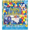 Traje de globos de cumpleaños transfronterizo para niños, decoración de tela para pared de fondo de fiesta de un año, suministros, accesorios para fotos, niños y niñas