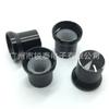 Perilla de Aleación de Aluminio 13X12Mm Tipo Tapa de Pajita Perilla Lateral Tapa de Potenciómetro para Instrumento Mezclador Amplificador de Audio