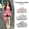 Zapatillas Dulces con Lazo 2026 Estilo Nuevo de Primavera para Niñas Lindas Versátiles Zapatos de Senderismo Zapatos Deportivos para Correr al Aire Libre
