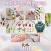 Cuentas sueltas de cristal de imitación facetado multicolor, materiales para manualidades para pulseras y collares de niños, cuentas de vidrio tipo diamante