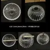 Pantalla de Lámpara de Cristal Estilo Europeo, Lámpara de Vela, Cuenco y Plato de Vidrio, Accesorios de Iluminación para Candelabros, Accesorios de Iluminación DIY para Lámparas de Pared, Piezas
