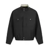 Yidao Vintage 2026 Primavera Nuevo Estilo Retro Americano Old Money Chaqueta Corta Casual Versátil con Múltiples Bolsillos y Cuello Alto