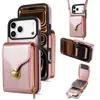 Adecuado para Apple iPhone 18 Pro Funda de Teléfono con Cremallera y Porta Tarjetas Hardware Samsung Z Flip 8 / S 26 Funda Protectora