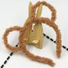 Diadema Gruesa de Felpa con Orejas de Conejo para Mujer, Diadema de Cabeza de Oso, Pasador para el Cabello de Gato, Lindo, Súper Lindo, Popular en Internet, Clip Grande y Peludo