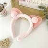 Diadema Especial para Lavar la Cara, Diadema Divertida de Otoño e Invierno con Diseño de Oso Lindo, Cinta para el Pelo, Horquilla, Accesorios para el Pelo, Tocado de Felpa