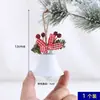Decoração de Natal Estilo Amazon Transfronteiriça Sino Trombeta Dupla Sino de Metal Pingente Janela Árvore de Natal Decorações