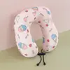 Almohada de Viaje en Forma de U para el Cuello, Almohada Portátil para Avión, Reposacabezas para el Cuello de Coche, para Dormir en Viajes Largos, Almohada Cervical en Forma de U para Trenes de Alta Velocidad