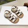 Sandálias de Verão 2026 Novo Estilo para Crianças Meninas Pequenas, Sandálias Romanas Xadrez Estilosas com Laço, Sandálias de Princesa para Meninas