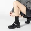 Zapatos de Mujer Raros 2026 Nuevo Estilo Primavera/Otoño Tacón Grueso Suela Gruesa Ligeros Versátiles Suela Suave Cómodos Modernos Elegantes Zapatos de Tacón Alto
