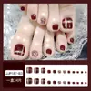Fábrica de arte para unhas venda quente personalizado unha do pé unha unha unha unha unha adesivo ultra-fino removível usável unhas postiças