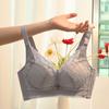 Ropa interior push-up de pecho pequeño antiflacidez para mujer, sin aros de acero, sujetador de mujer, sujetador de pecho ajustable, verano, medio fino