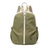 Mochila de senderismo para exteriores nueva, de color sólido, versátil, de gran capacidad, diseño simple, mochila de viaje ligera