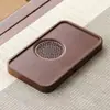 Bandeja de Chá Bandeja Doméstica Armazenamento de Água Jogo de Chá Kung Fu 2024 Novo Mesa Mar de Chá Bambu Madeira Maciça Drenar Água Espuma Seca Mesa de Chá Pequena