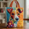 2026 Nueva Serie Transfronteriza de Cachorros Estampado Digital Bolso de Hombro Acolchado de Moda