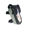 Bolsa de ciclismo para bicicleta, estrutura rígida, tubo superior, viga frontal, padrão de carbono, tela sensível ao toque, proteção contra sol e chuva, celular, bolsa à prova d'água para bicicleta