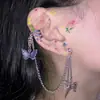 Colección de clips para orejas más vendidos ~ clip para oreja de circonita estilo retro dulce y frío para mujer, clip para cartílago de oreja moderno y genial para mujer sin agujeros en las orejas