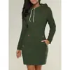 Bestseller 2017 AliExpress eBay: Vestido sudadera con capucha, cuello alto y manga larga, estilo europeo y americano, disponible en 5 colores y 8 tallas, S-5XL