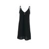 Camisola de Noche Negra Transpirable, Holgada, Cómoda, Suave, 100% Algodón, Estilo Europeo y Americano 2026, Ropa de Casa Exclusiva Transfronteriza para Mujeres, Venta al por Mayor