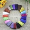 Terciopelo Coreano Enrollado de 3 cm Borla Pequeña Joyería de Moda Pendientes Accesorios Colgantes para Funda de Teléfono Bolso Borla al por Mayor
