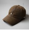 Gorra de béisbol de estilo japonés con parte superior suave, sencilla, con letras pequeñas bordadas, para mujer, informal, de calle, a prueba de sol, con aspecto de cara pequeña, para hombre
