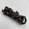 Cordão de Corda Trançada de Poliéster de 5 mm, Corda Trançada Colorida Feita à Mão, Cordão de Fechamento Paracord, Cordão para Chapéu