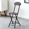 Cadeira de jantar, cadeira dobrável, banqueta, cadeira com encosto, portátil, para uso doméstico, moderna, minimalista, elegante, criativa, banqueta redonda, cadeira, cadeira de restaurante