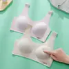 Sujetador Push-up Pecho Pequeño Sujetador Cómodo de Soporte Suave Chica Espalda Bonita Sin Aro Metálico Copas Fijas Chaleco Ropa Interior