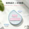 Set de Brochas y Esponjas para Maquillaje, Esponja tipo Almohadilla 'Malvavisco' Ultra Suave, Base de Maquillaje Líquida, Brocha para Base de Maquillaje con Forma de Cola de Pez Creciente