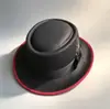 Chapéu Coco Masculino de Aba Pequena e Cúpula, Mais Vendido no Exterior, Chapéu de Feltro de Pena Feminino, Chapéu de Jazz de Feltro Macio Europeu e Americano