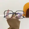 Gafas de marco grande ultraligeras para miopía de luz azul para mujer se pueden equiparar con montura de ojo coreana de moda para hombre de cara redonda con lente plana 30087