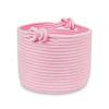 Cesta de Almacenamiento Grande Tejida a Mano Mark para Sala de Estar, Escritorio, Juguetes Infantiles, Libros, Revistas, Cubo de Almacenamiento