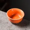 Taza de té de cerámica Kung Fu, taza de té creativa, taza pequeña individual, taza de degustación de té celadón, taza de pez para uso doméstico, cuenco de té, taza de maestro
