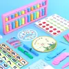 Libro de Texto de Matemáticas y Materiales Didácticos de Segundo Grado de Primaria: Materiales didácticos de división basados en ábaco y tabla, Edición de la Editorial de Educación Popular