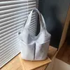 Bolsa Grande de Gran Capacidad Estilo Coreano para Mujer 2026 Nueva Bolsa de Hombro de Gran Capacidad Bolso de Mano Versátil Casual Bolsa de Compras