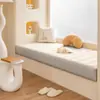 Almofada Grossa de Chenille para Bay Window Almofada de Peitoril de Janela Almofada de Assento para Quarto Varanda Antiderrapante Lavável Uso Doméstico Universal para Todas as Estações